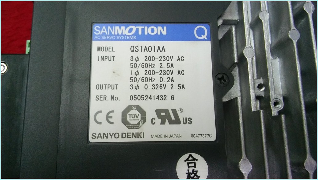 SANMOTION QS1A01AA AC SERVO SYSTEMS SÜRÜCÜ